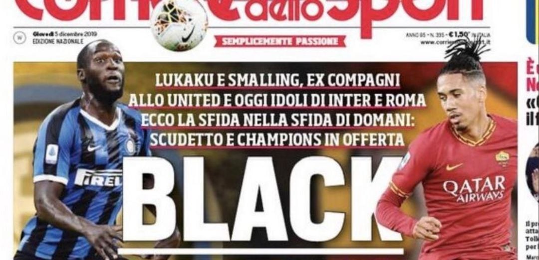 Portada del Corriere dello Sport. 