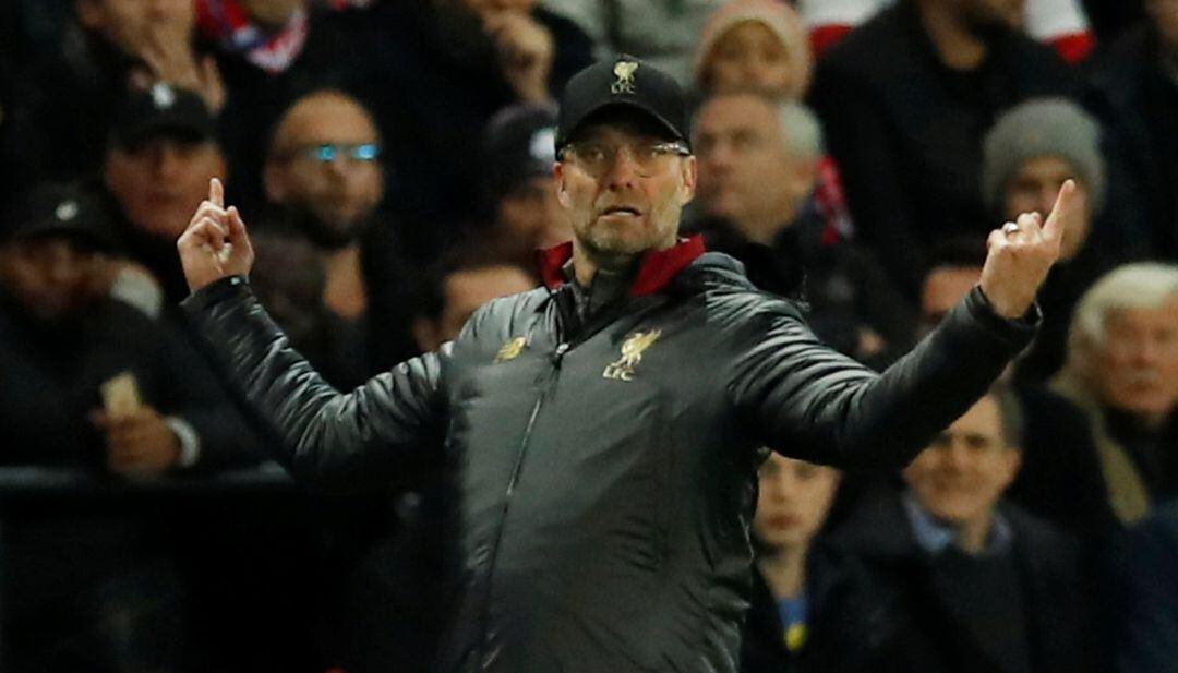 Jurgen Klopp, en el PSG - Liverpool.