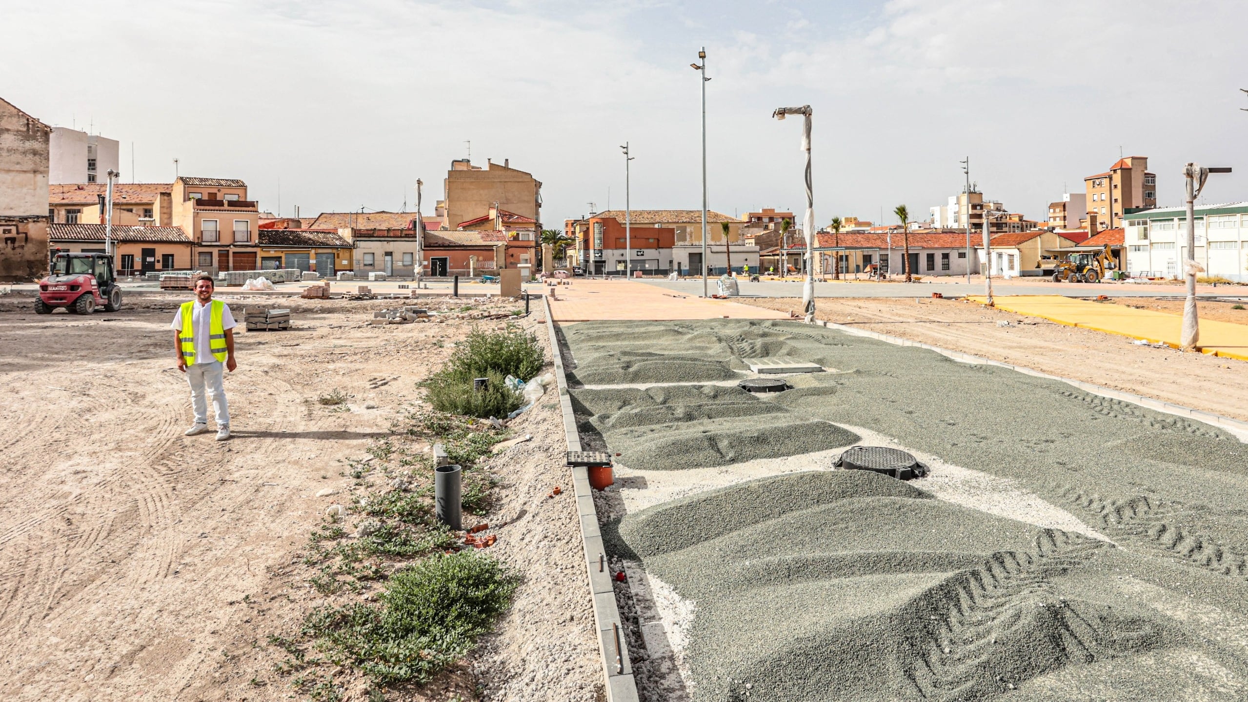 David Morcillo, concejal de Urbanismo visita la zona