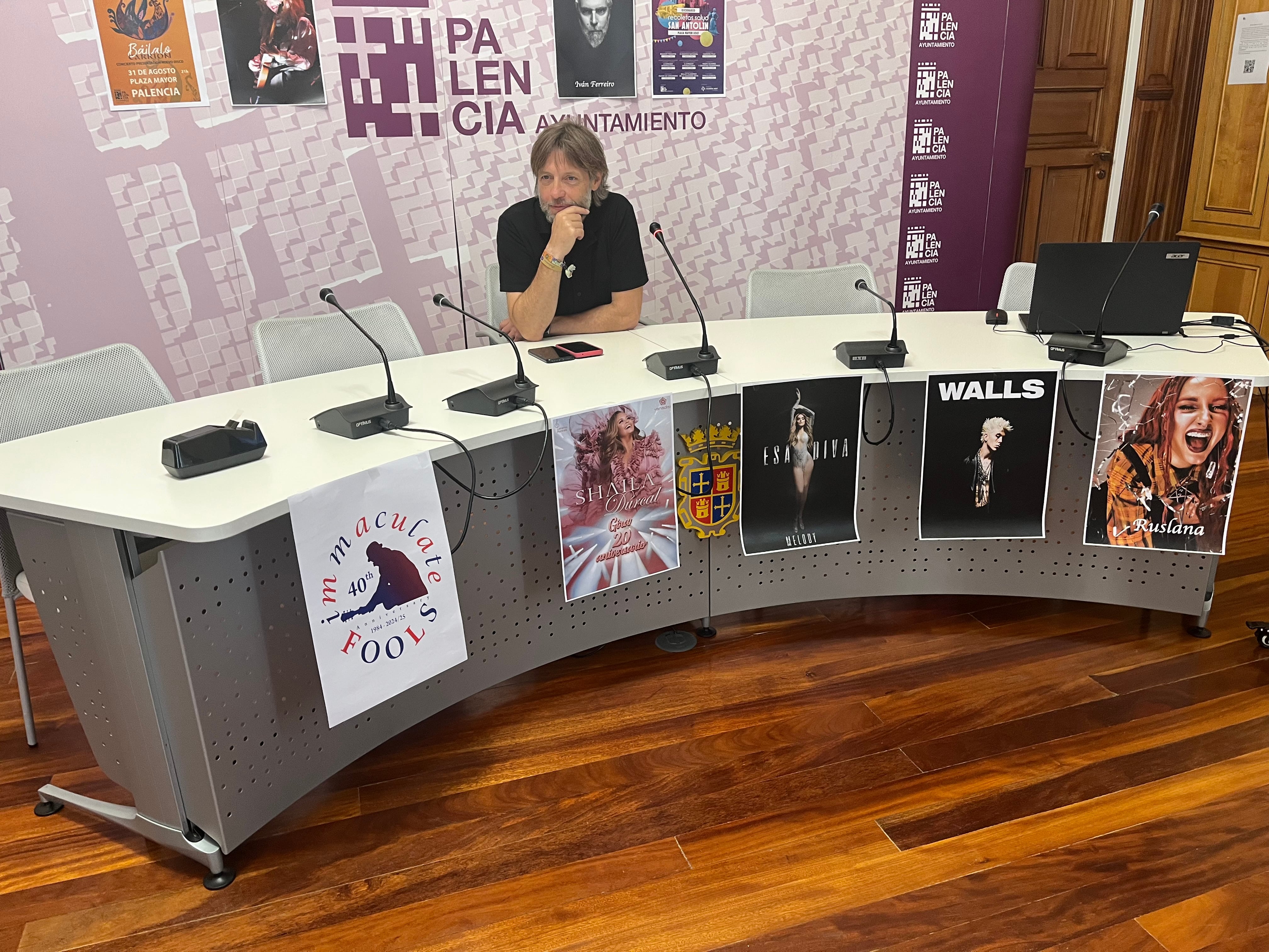 Fran Fernández presenta la programación musical de San Antolín