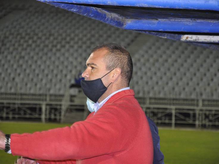 Javi Rivas, entrenador del Jerez Industrial CF