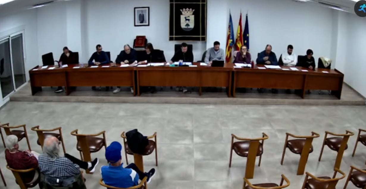 Último pleno celebrado en Anna