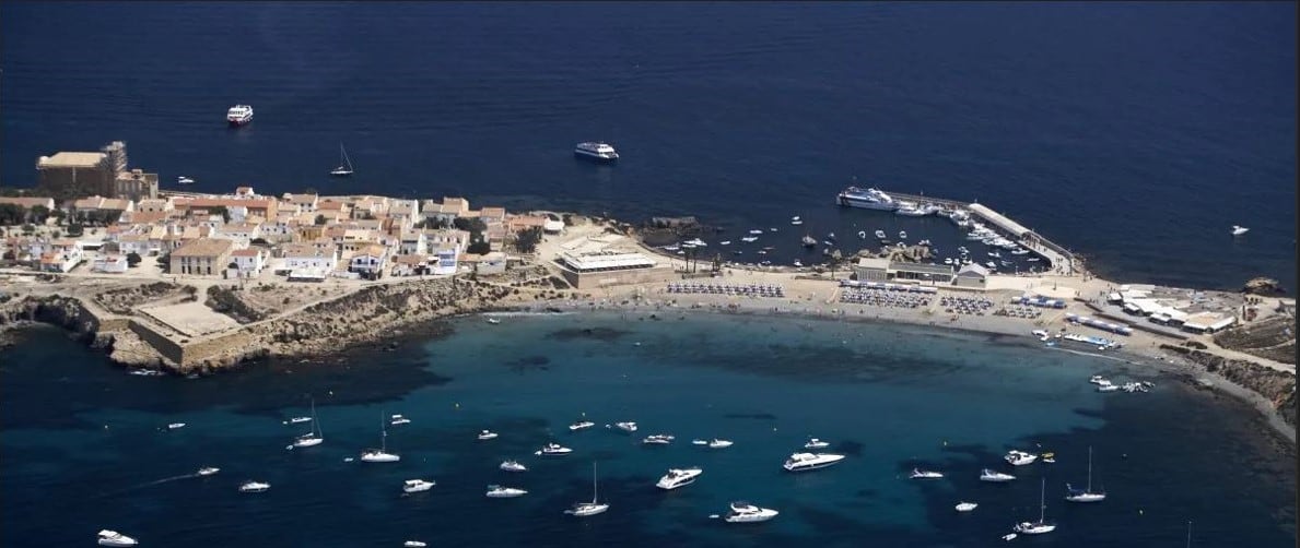 Fotografía de la isla de Tabarca