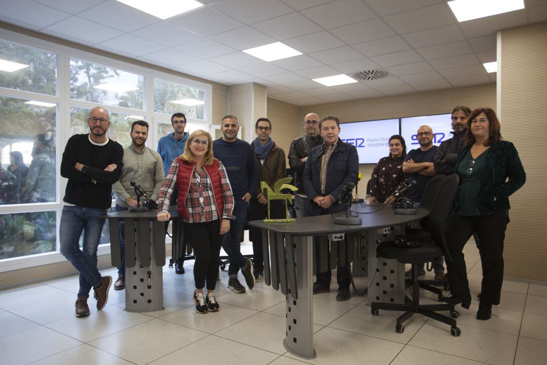 Redacción de informativos y programas de Radio Club Tenerife.