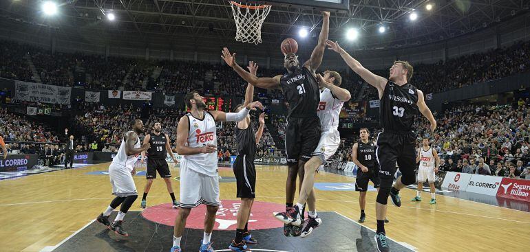 14/12/14 BALONCESTO PARTIDO ACB ENDESA  BILBAO BASKET - REAL MADRID