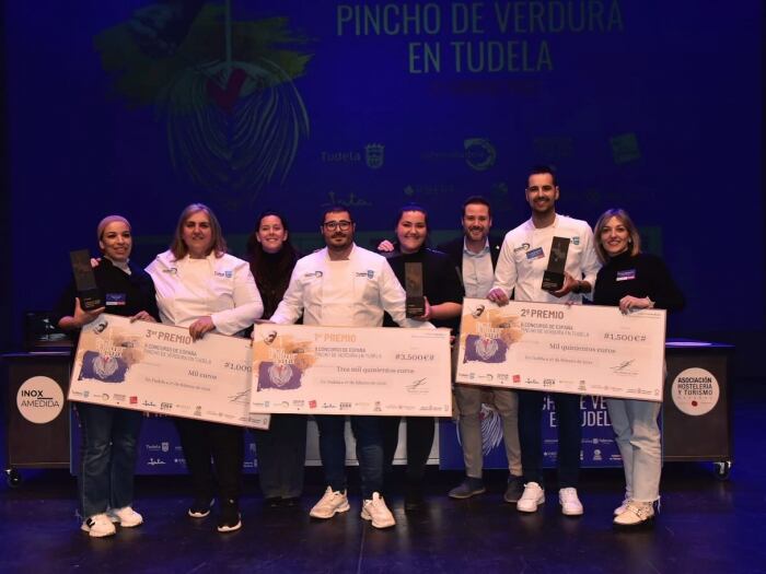 Abel Gurrea ganador del concurso de Pincho de Tudela