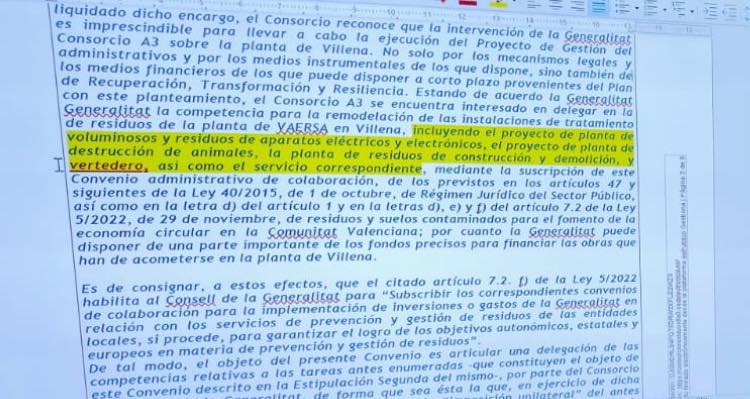 Imagen del texto que ha creado el malestar y la confusión