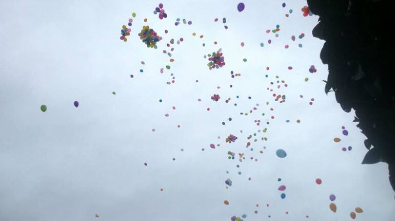 Los actos han finalizado con la suelta de globos