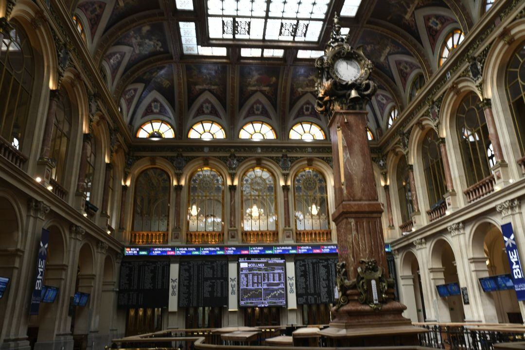 Plano general de la Bolsa de Madrid.