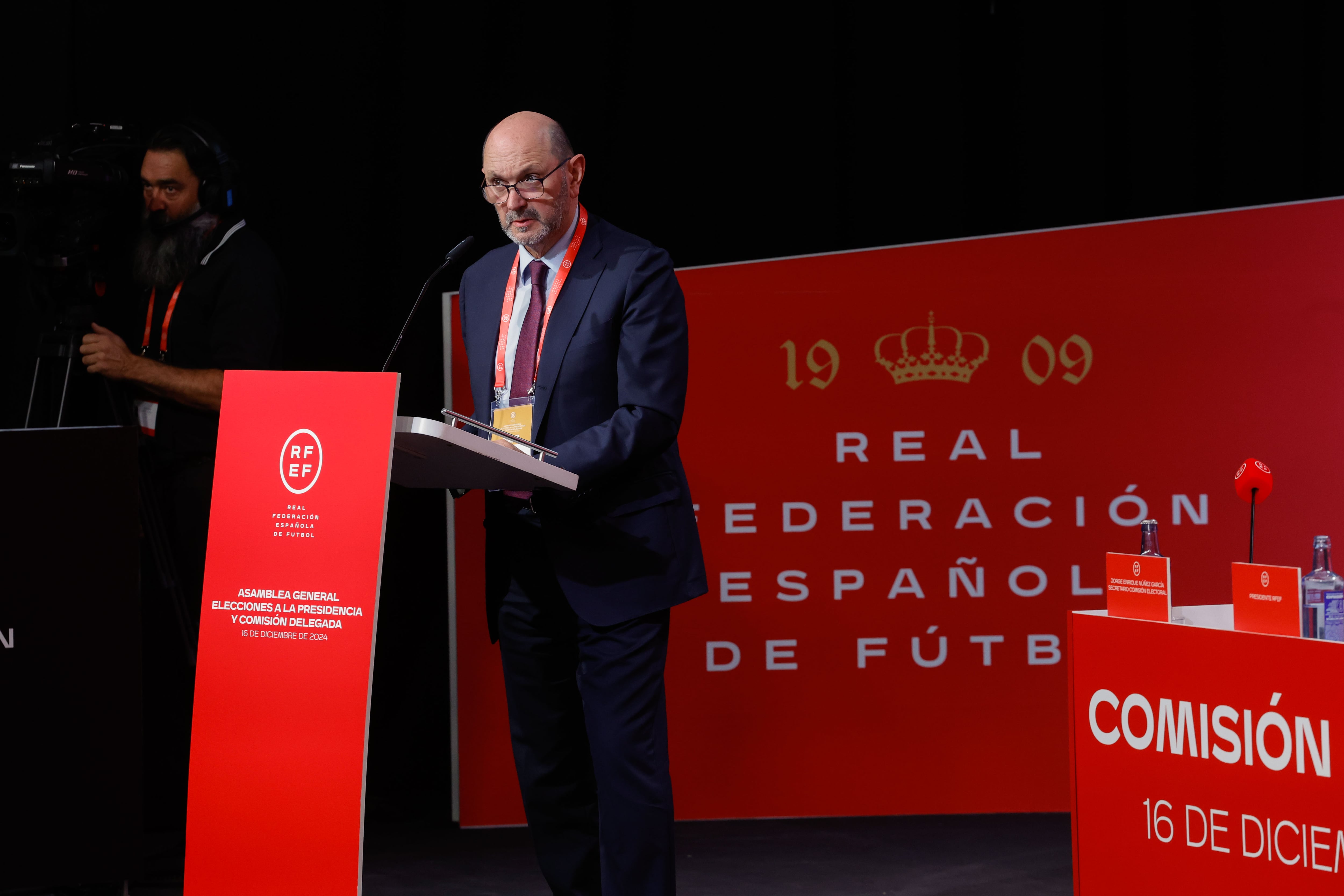 Rafael Louzán, nuevo presidente de la RFEF. EE/ Zipi