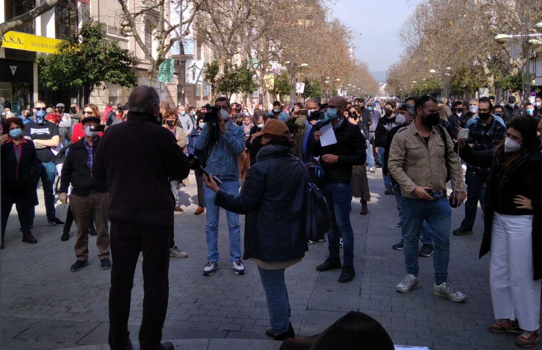 Concentración en Córdoba en protesta por el encarcelamiento de Pablo Hasél