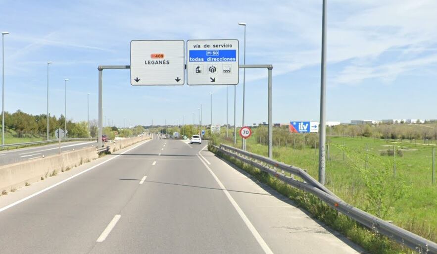 La M-409 queda reabierta entre Fuenlabrada y Leganés