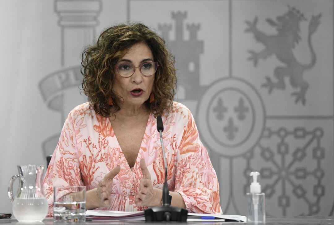 La ministra de Hacienda y portavoz del Gobierno, María Jesús Montero.