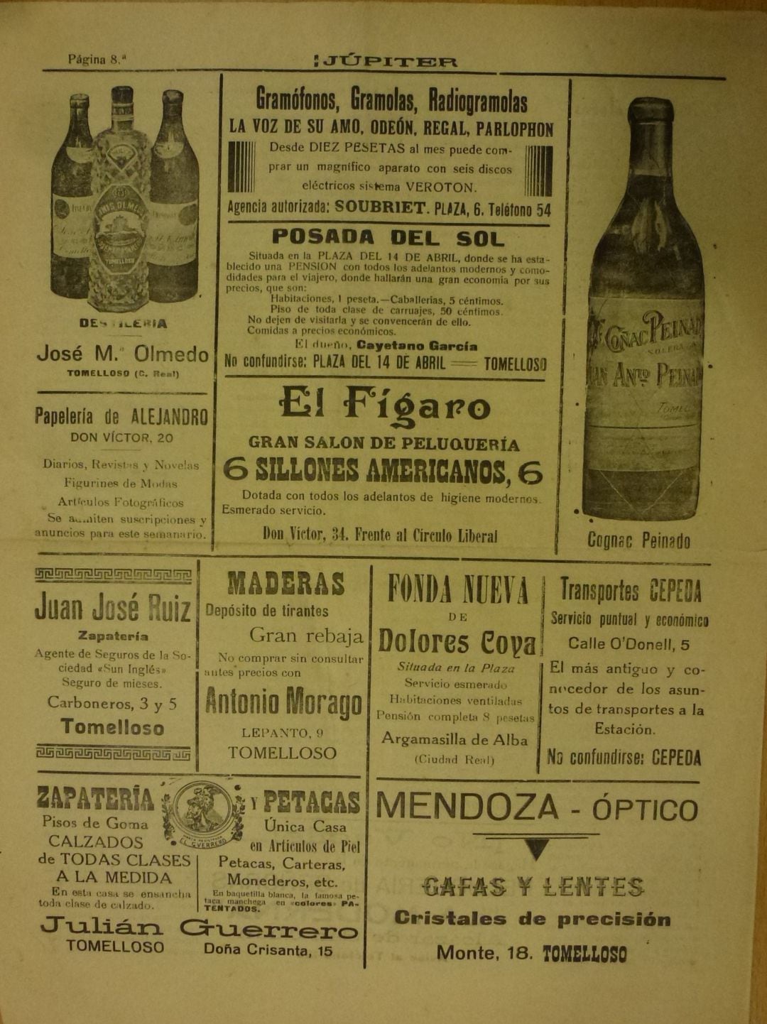 Júpiter fue un semanario que se publicó en Tomelloso en los años 1932 y 1933