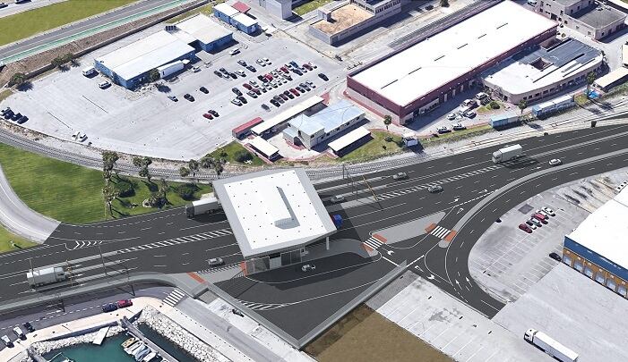 Imagen final del Acceso Sur