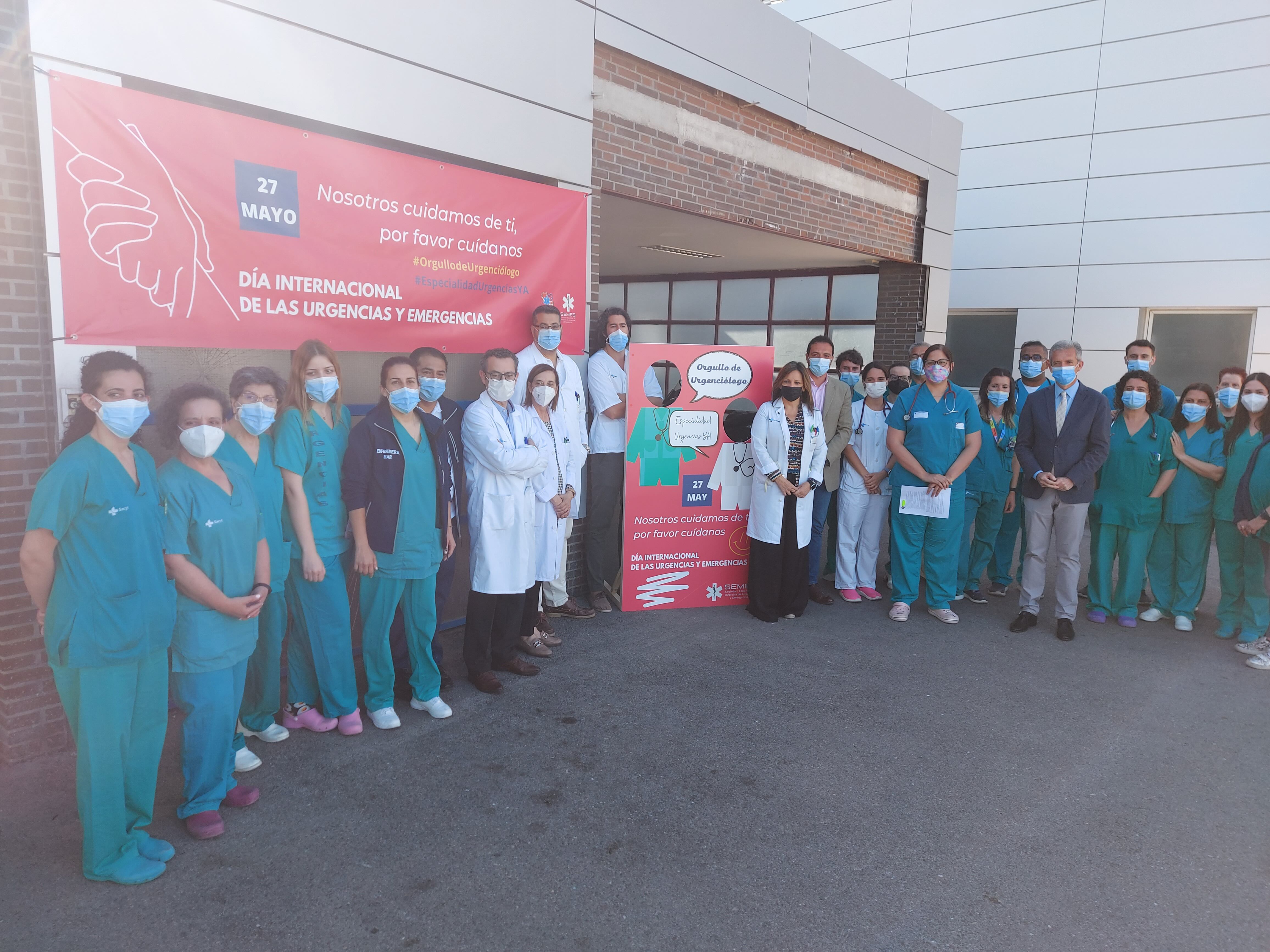 Trabajadores del Servicio de Urgencias del Hospital Nuestra Señora de Sonsoles
