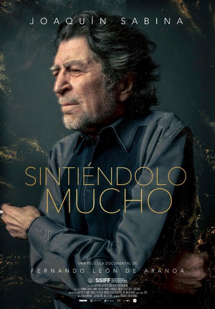 Cartel de ‘Sintiéndolo mucho’, de Fernando León de Aranoa, nominado a mejor documental y mejor canción.