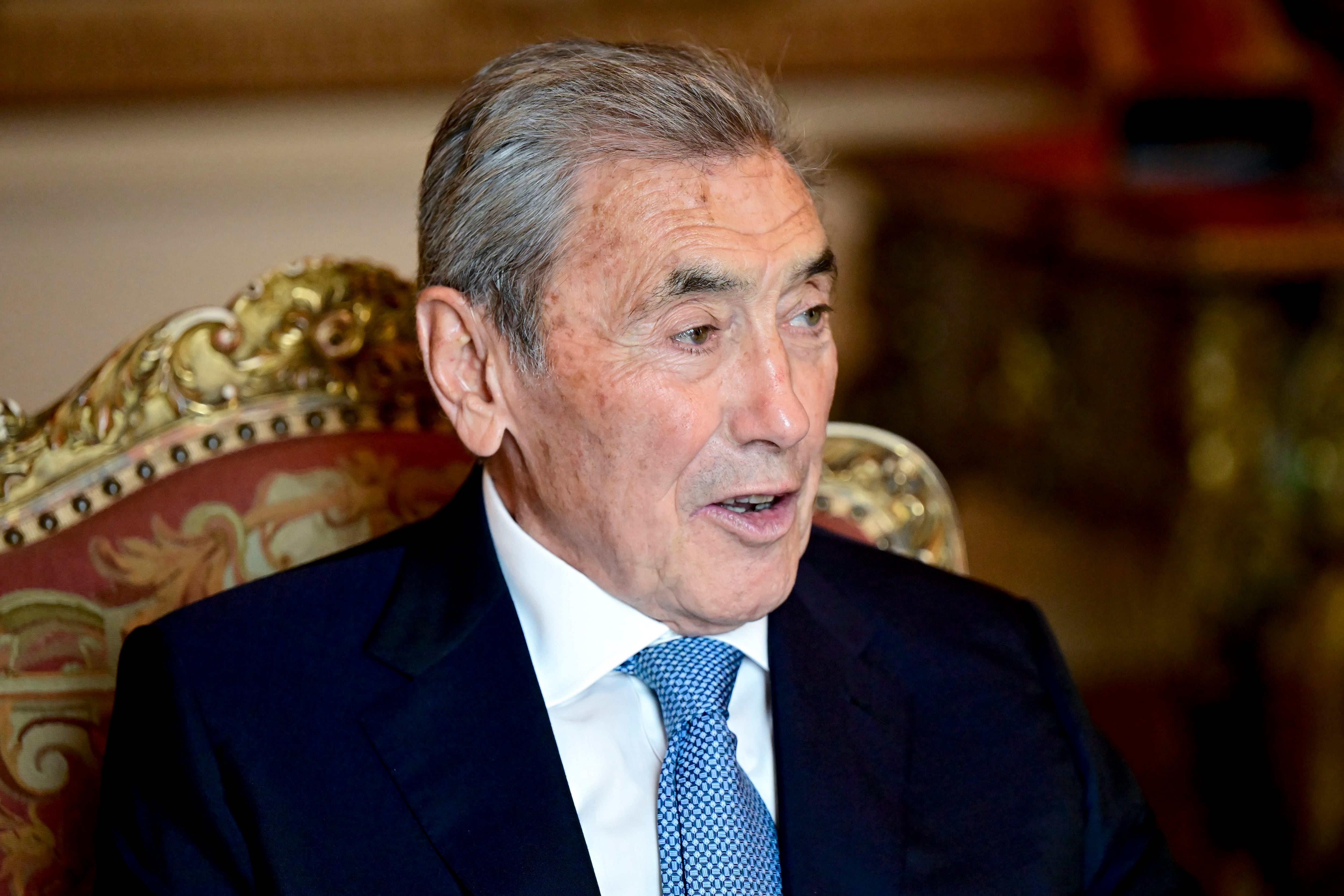 Eddy Merckx y el rey Felipe se reúne con motivo del 80 cumpleaños del exciclista