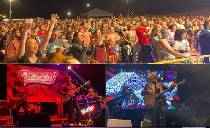 Concierto de los Eternos 90´s celebrado el viernes en la plaza del CIDE. Foto: Instagram de Eternos 90´s Segovia