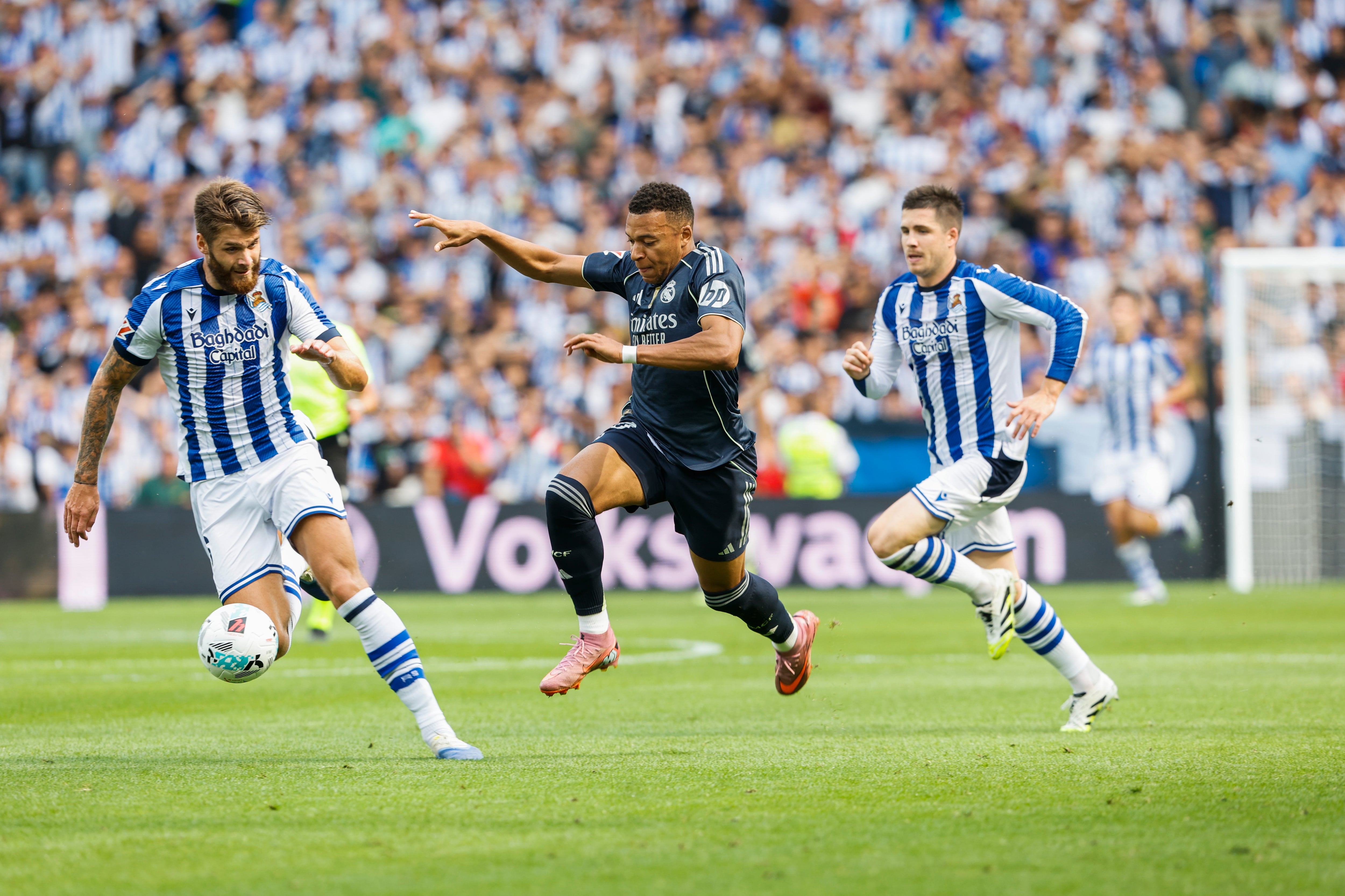 Imagen del Real Sociedad-Real Madrid de la primera vuelta