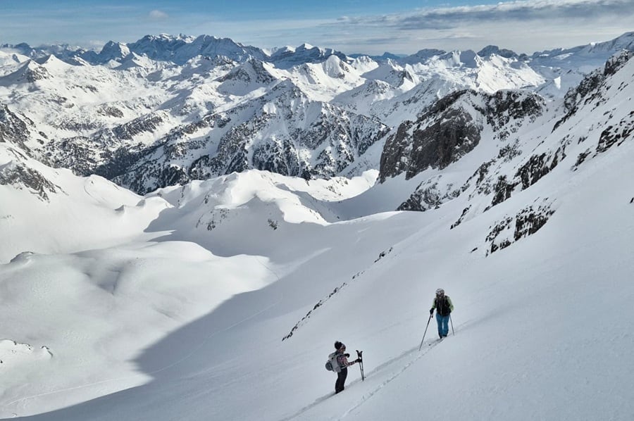 Dia 24, Jorge y Natalia en el pico Feniás