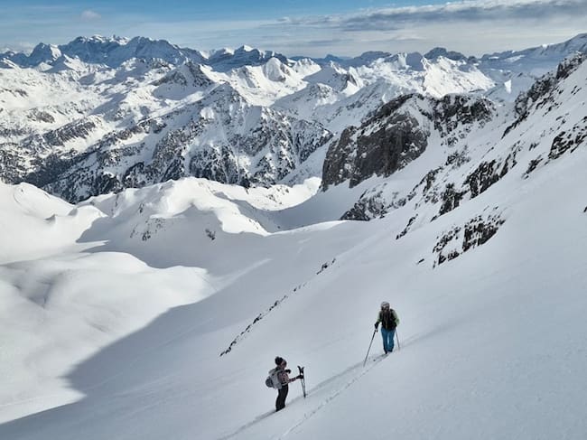 Dia 24, Jorge y Natalia en el pico Feniás