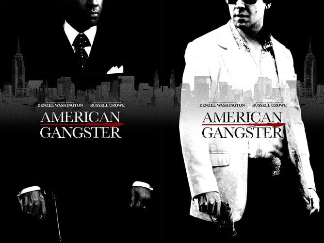 Carteles de <i>American gangster</i>.