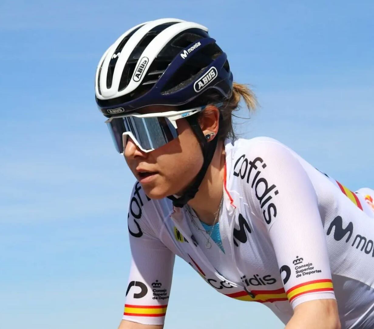 Sara Martín con los colores de la Selección Española