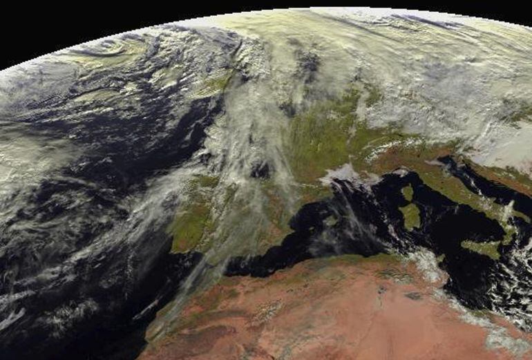 Imagen tomada por el satélite Meteosat para la Agencia Estatal de Meteorología