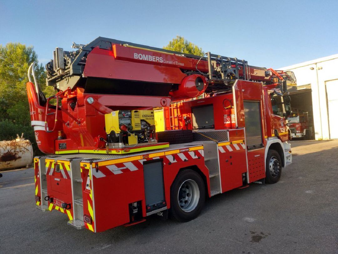 Vehículo del Parque de Bomberos