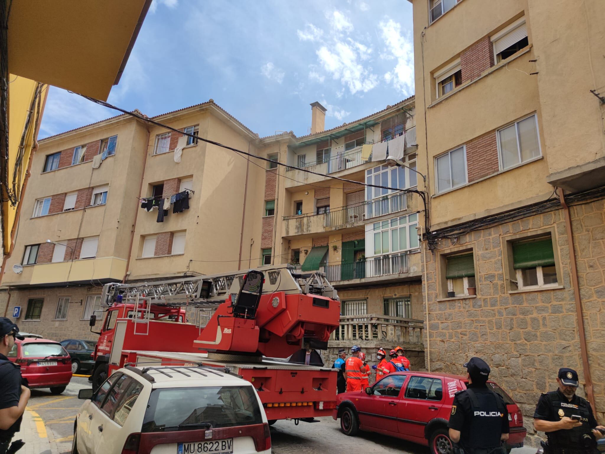 Un muerto en el incendio de una vivienda de la Calle de la Dehesa en Segovia capital