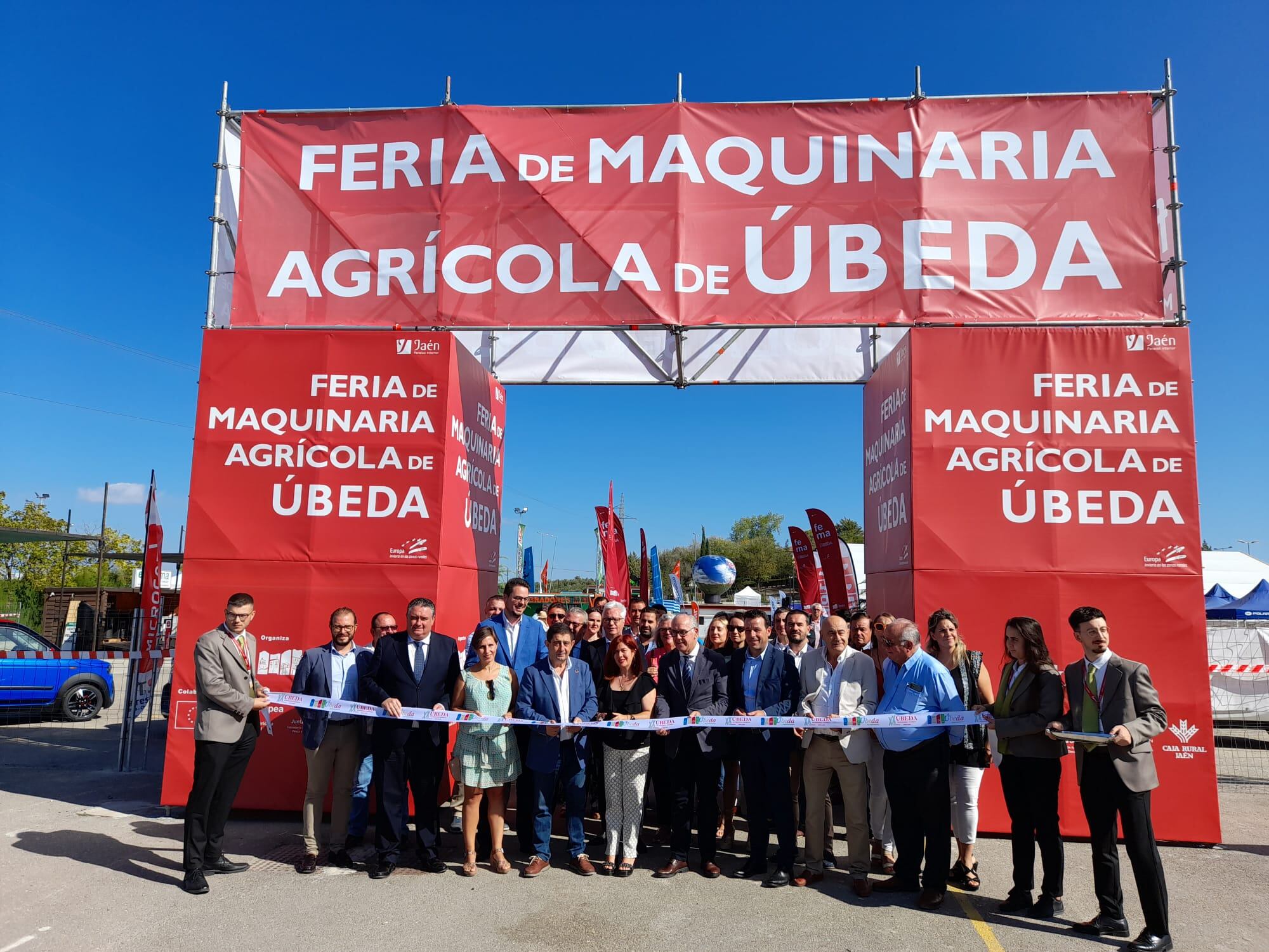 Inauguración de la Feria de Maquinaria Agrícola de Úbeda