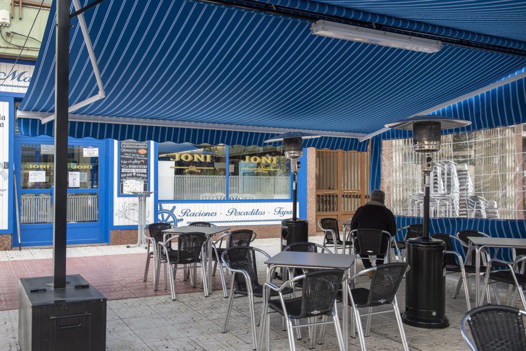 La terraza de un bar