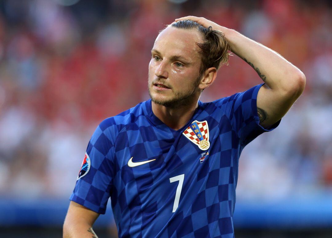 Ivan Rakitic con la selección de Croacia