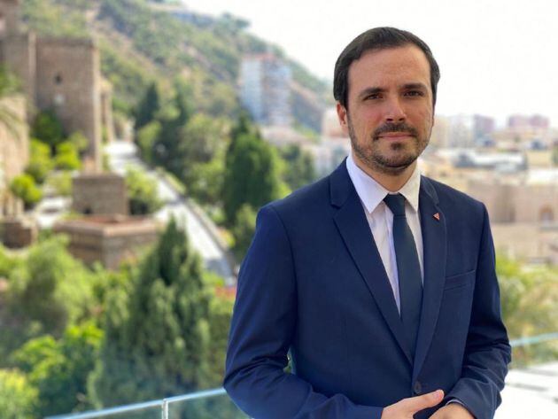 Garzón en la terraza del Museo de Malaga (Palacio de la Aduana)