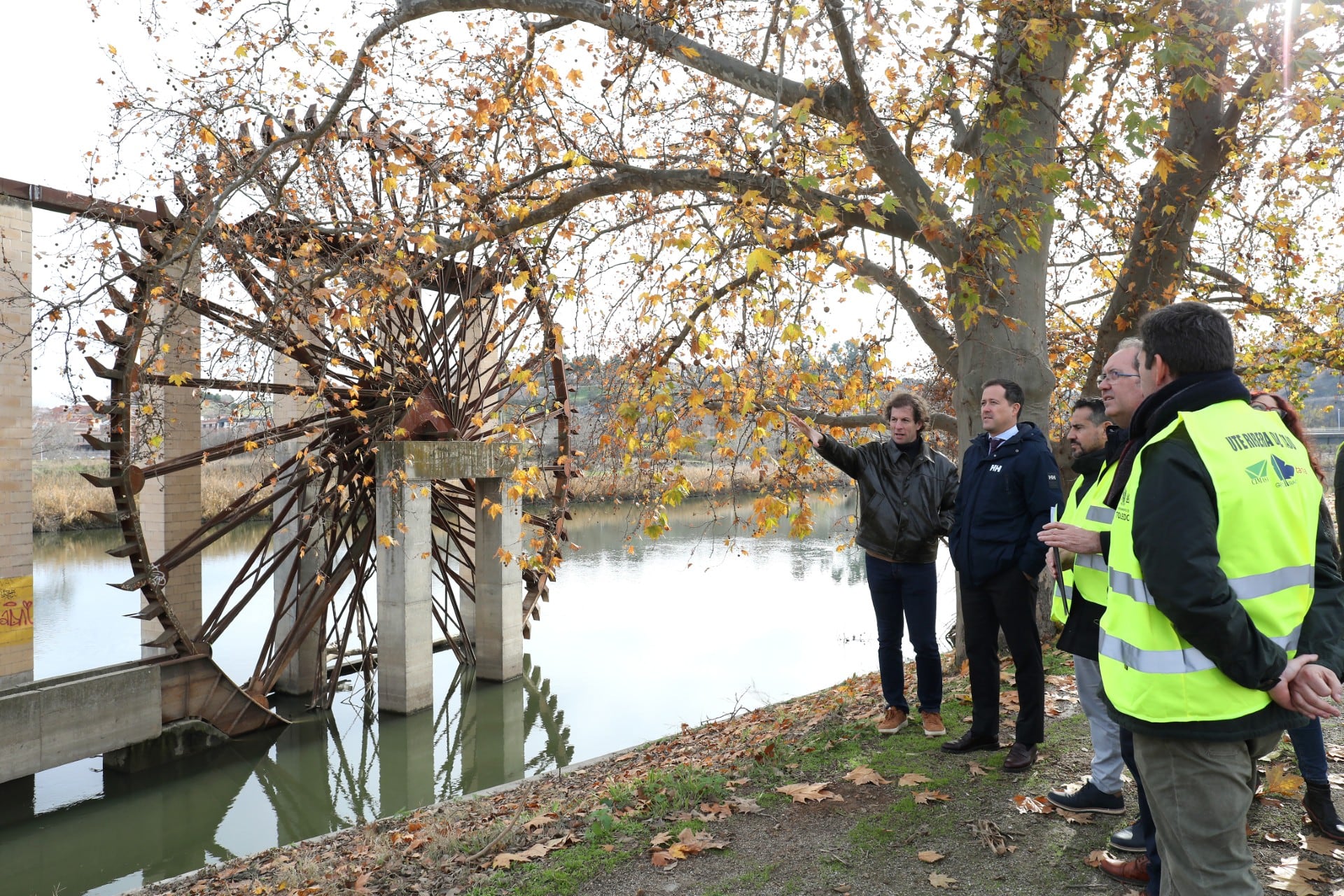 Visita a las actuaciones del proyecto 'Renace Tajo'