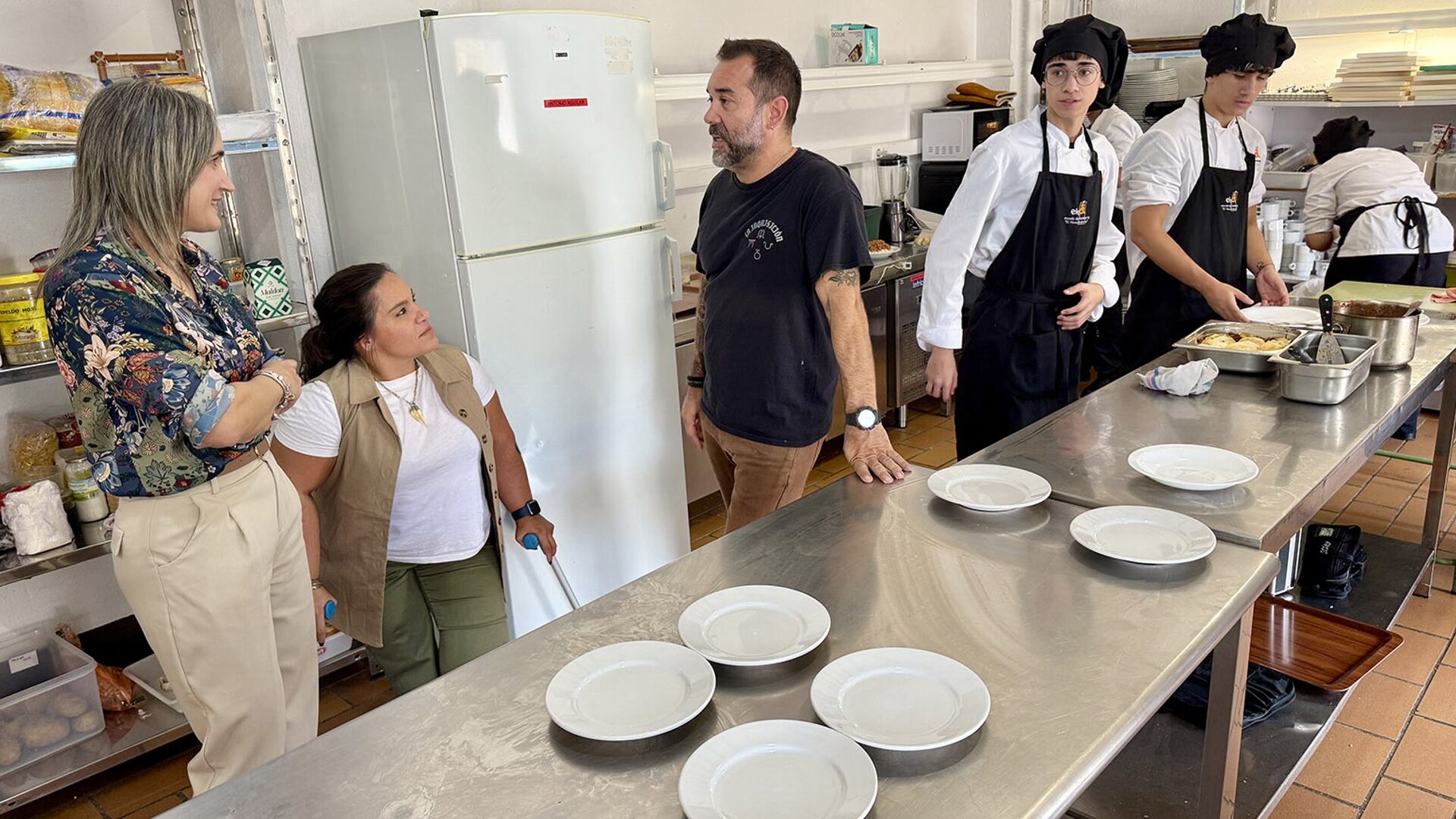 Inauguración del curso en la Escuela de Hostelería de El Henchidero