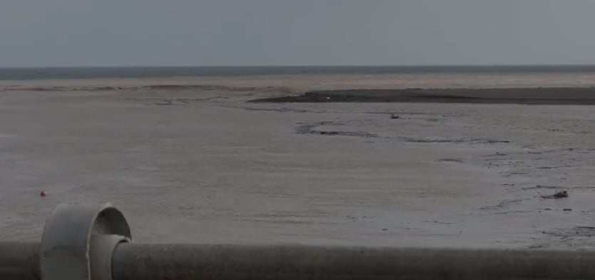 Caudal del río Guadiaro esta tarde