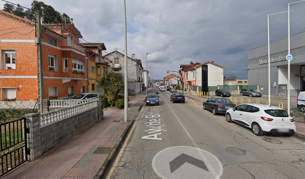 Avenida de Bilbao de Torrelavega.