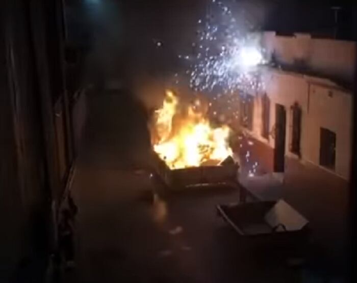 Un momento del suceso