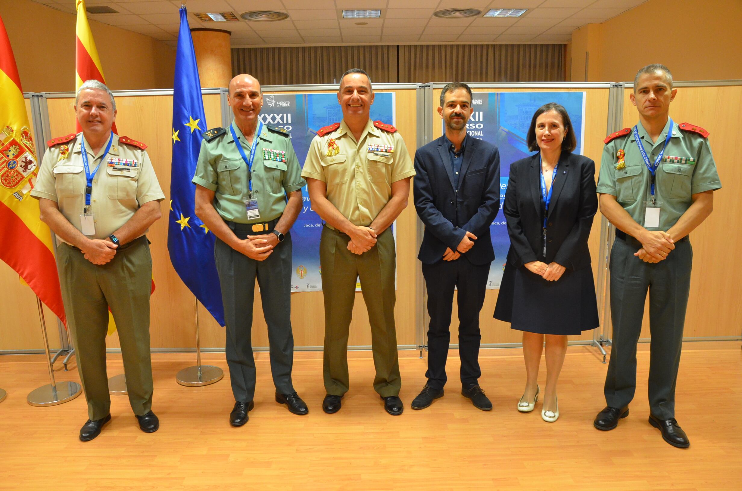 Ponentes de la segunda jornada del Curso de Defensa