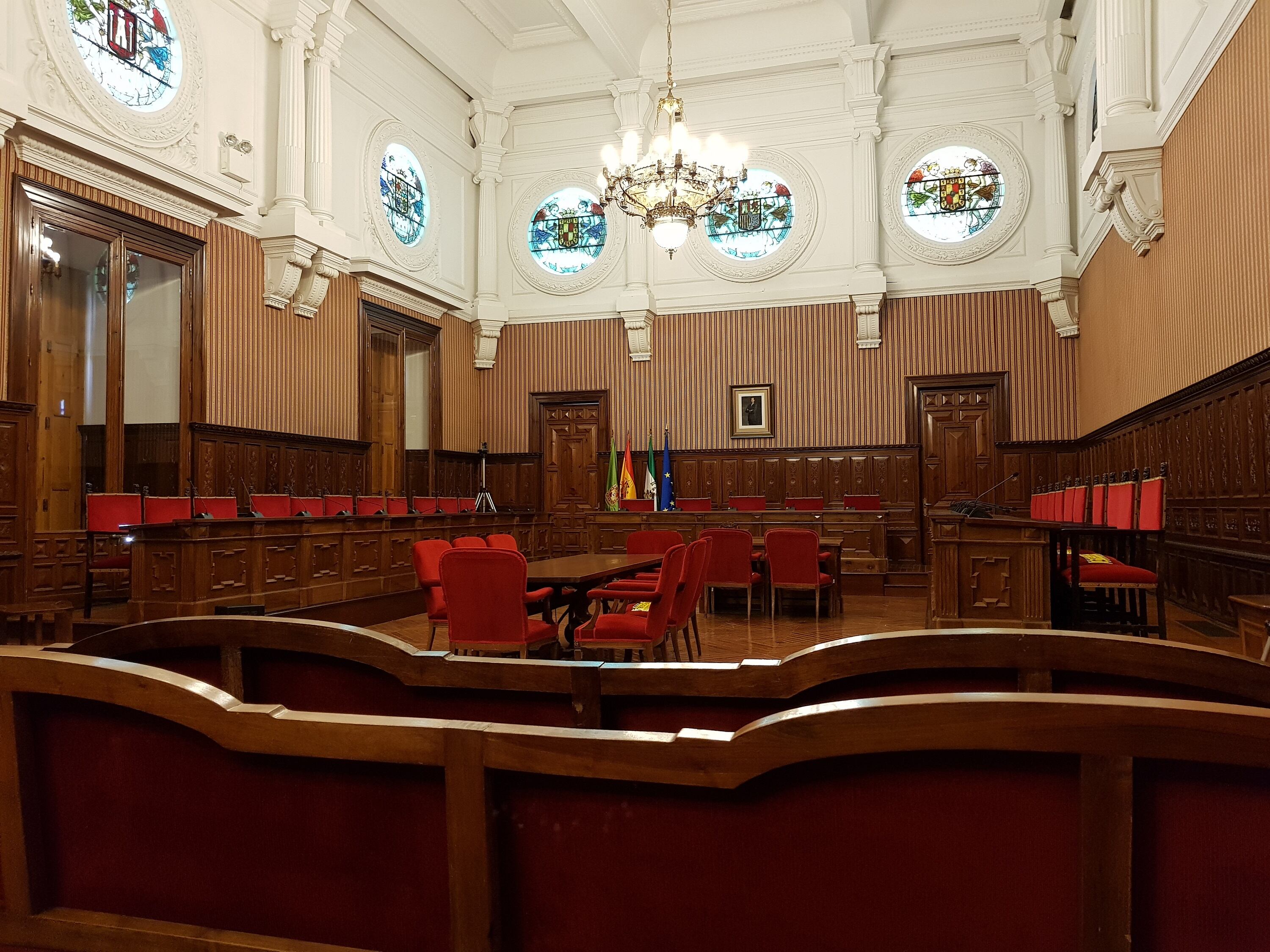 Salón de Plenos de la Diputación Provincial de Jaén