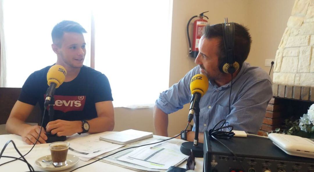 Rubén Molina 'Nani' y Pedro Vera, en la tertulia de El Sorell