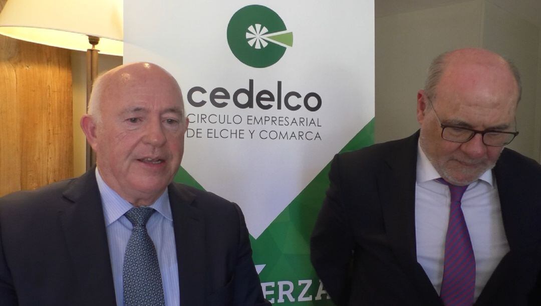 Joaquín Pérez con Andrés García del AVI