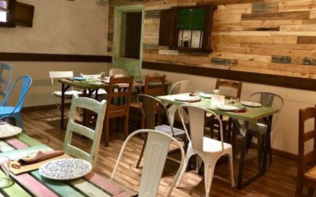 Salón de un restaurante en Toledo