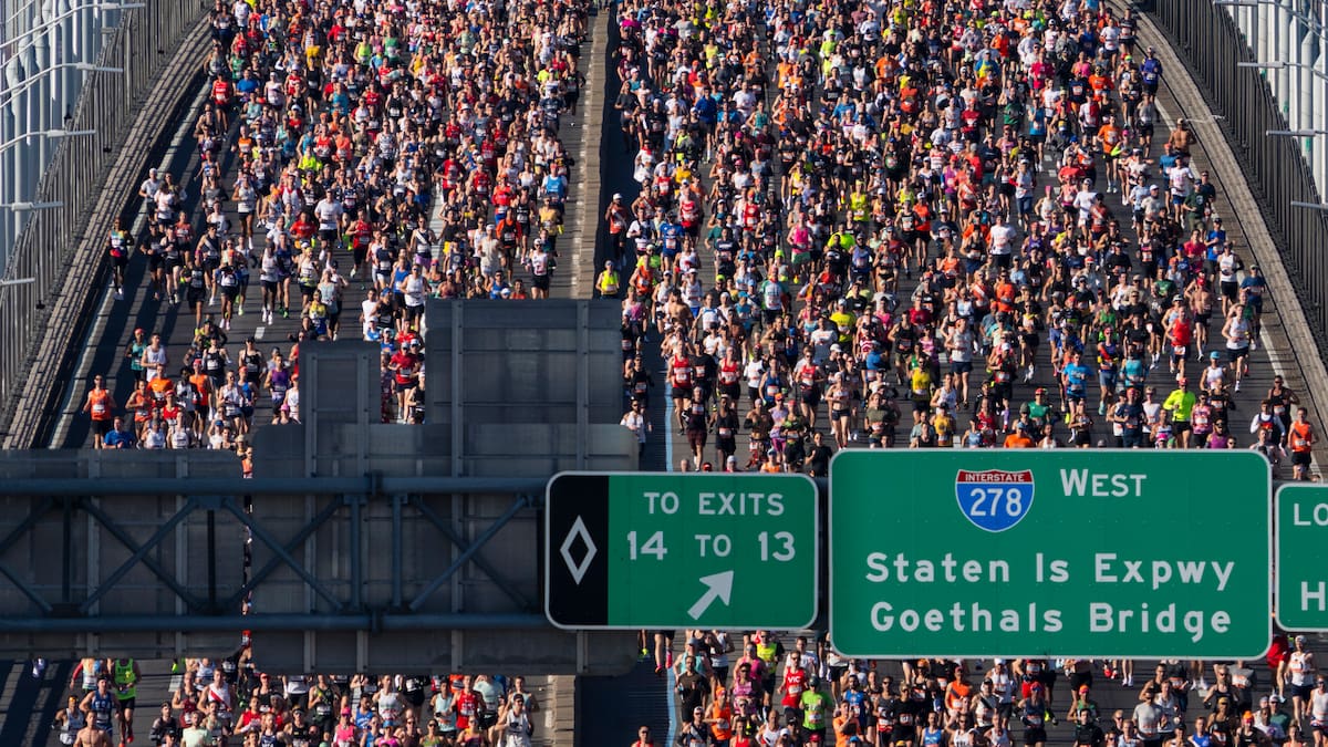 Alejandro Mataix, un forajido en la Maratón de Nueva York