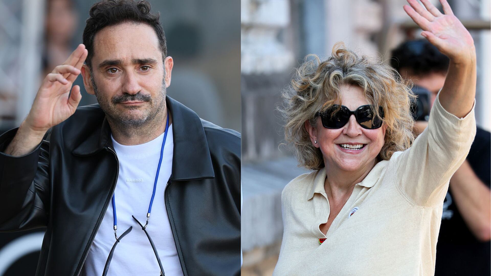 J.A. Bayona y Esther García en el Festival de Cine de San Sebastián