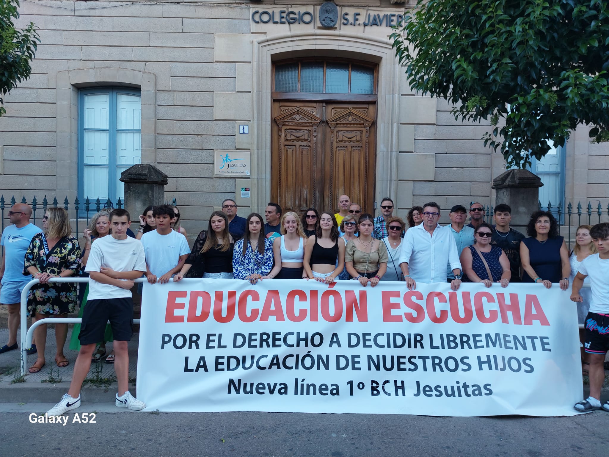 26 alumnos, no admitidos y en lista de espera en el Colegio Jesuita, San Francisco Javier de Tudela