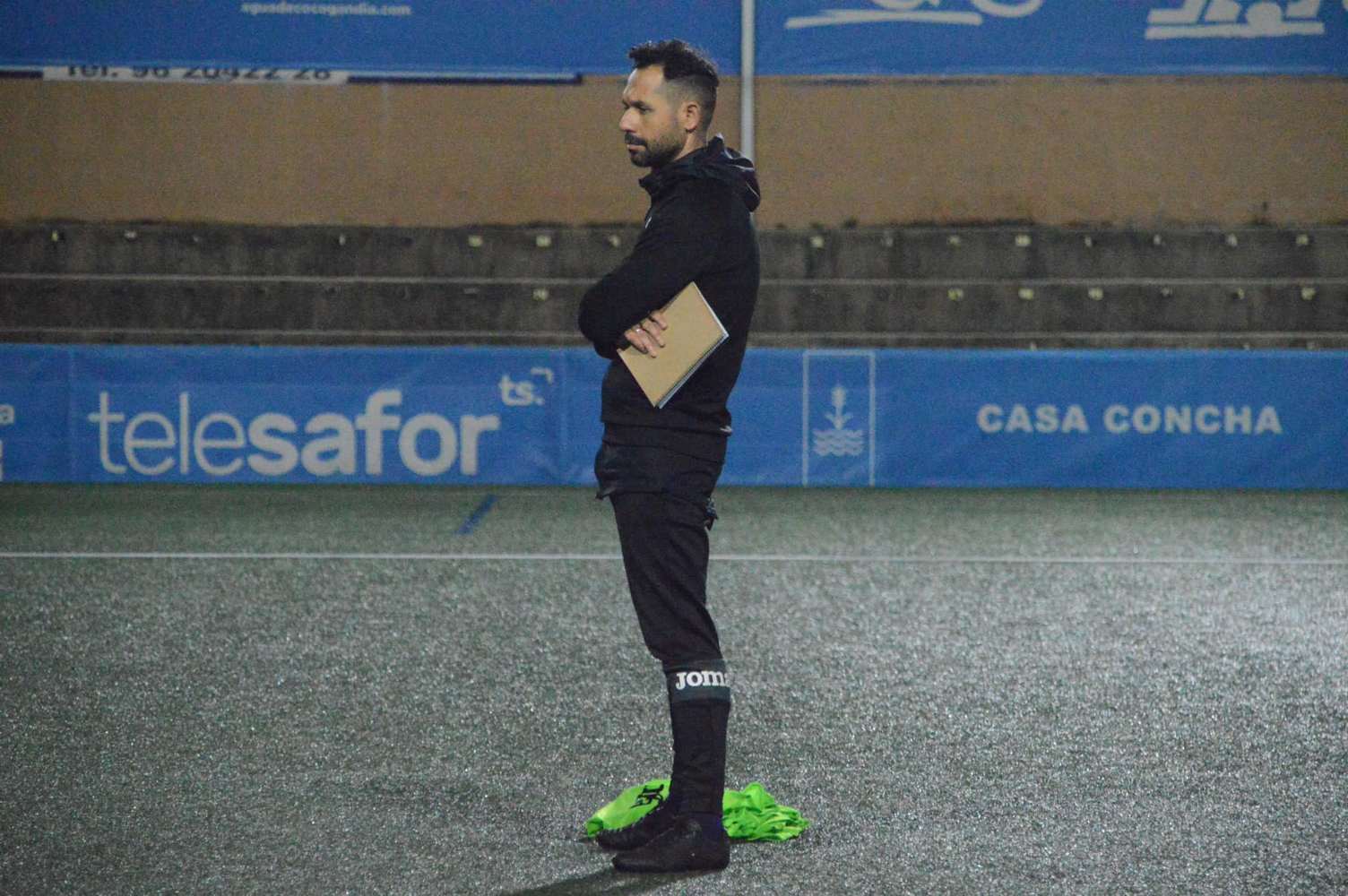 Adrián Ferrandis durante el último entrenamiento