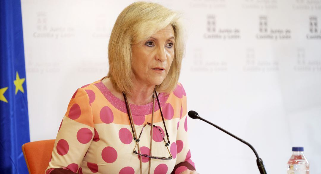 Comparecencia ante los medios de Verónica Casado